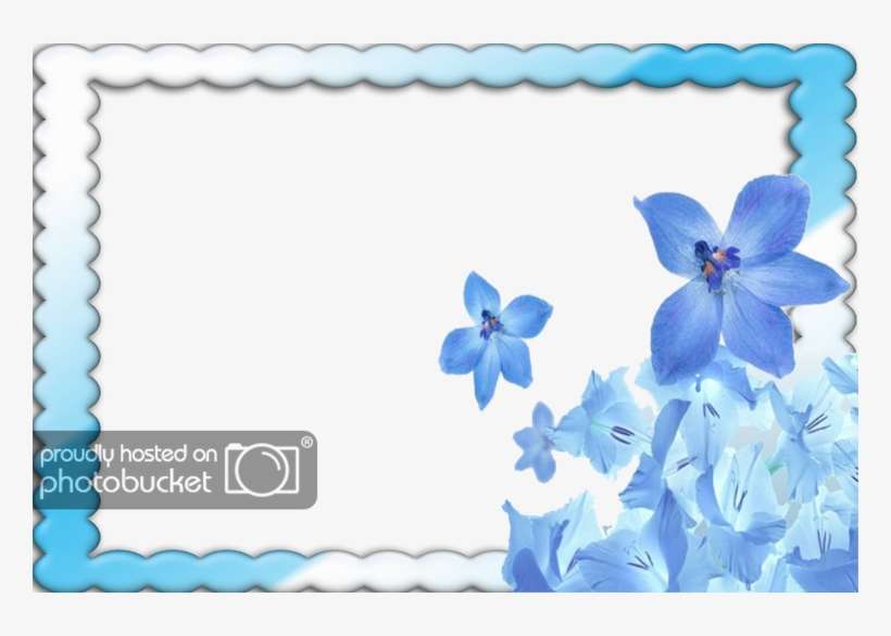 Marcos Png Para Tus Fotos Fotografia Marcos Gratis - Apple Ipod 5th Gen Video Decal Skin - Blue Neon Flower, transparent png download