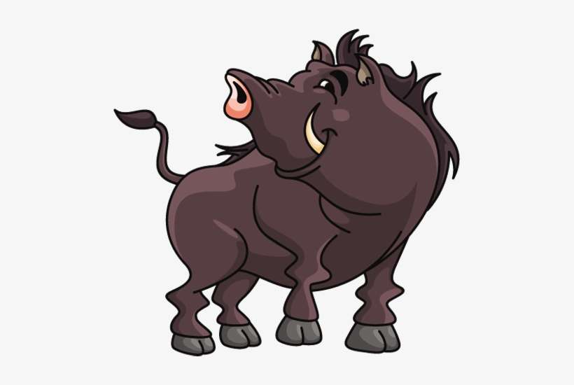 Boar Png Image Background - 卡通 山 豬, transparent png download