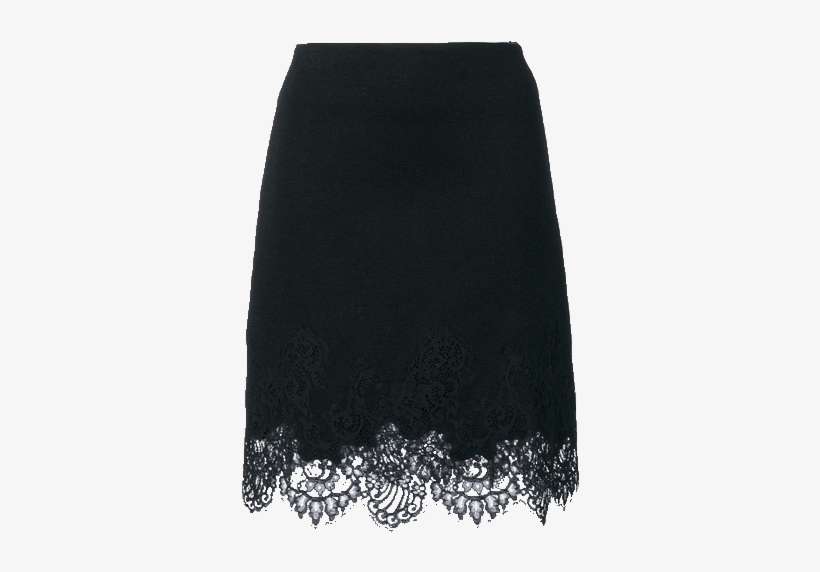 Ermanno Scervino Lace Trim Skirt - Skirt, transparent png download