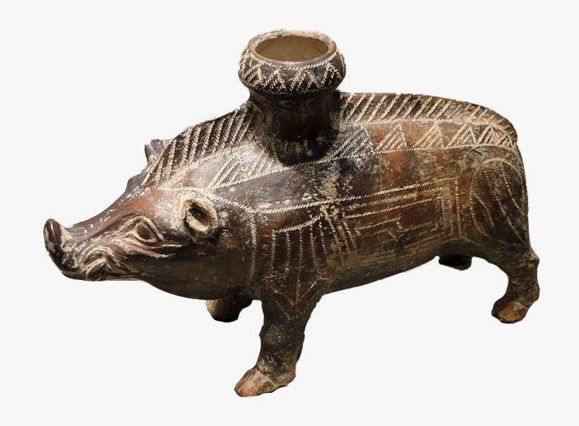June 2018 ^ - Etruscan Boar Vessel 500 600 Bc, transparent png download