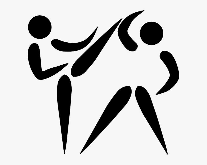 Olympic Sports Taekwondo Pictogram Svg Clip Arts 600, transparent png download