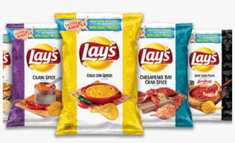 Lay's To Release 8 Regional Chip Flavors, Including - Lay's Taste Of America, transparent png download