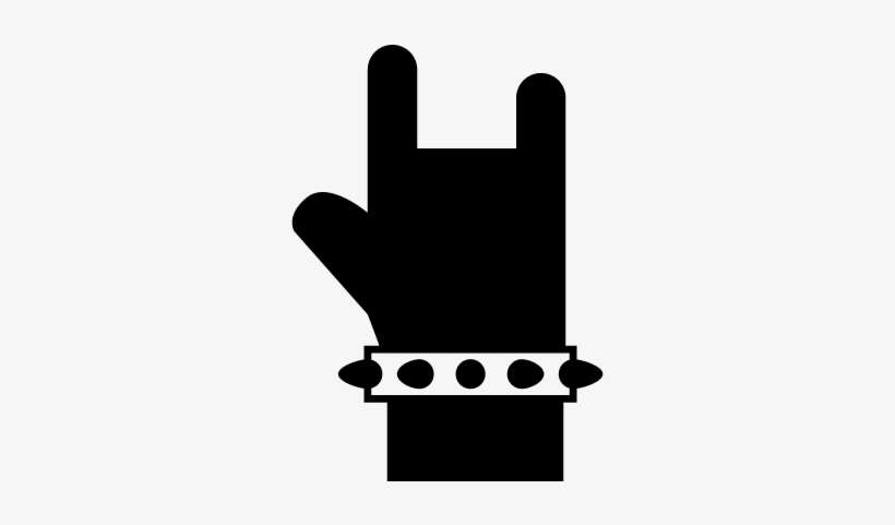 Rock Symbol Of A Hand Vector - Simbolo Do Rock Vetor, transparent png download