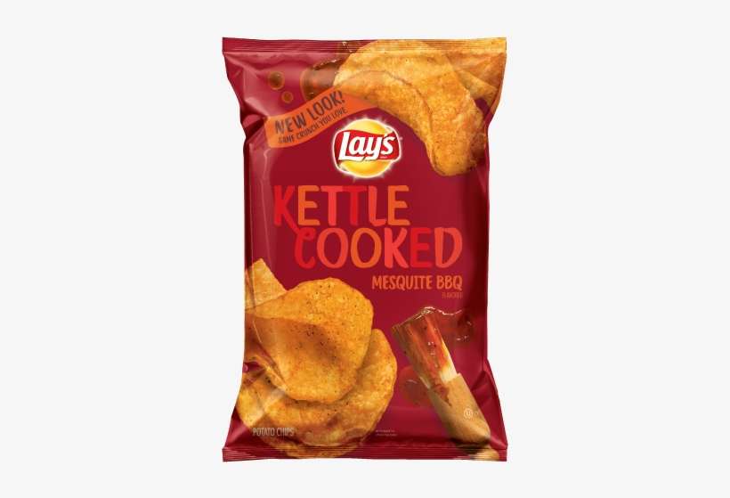 Lay's Kettle Cooked Mesquite Bbq Chips, transparent png download