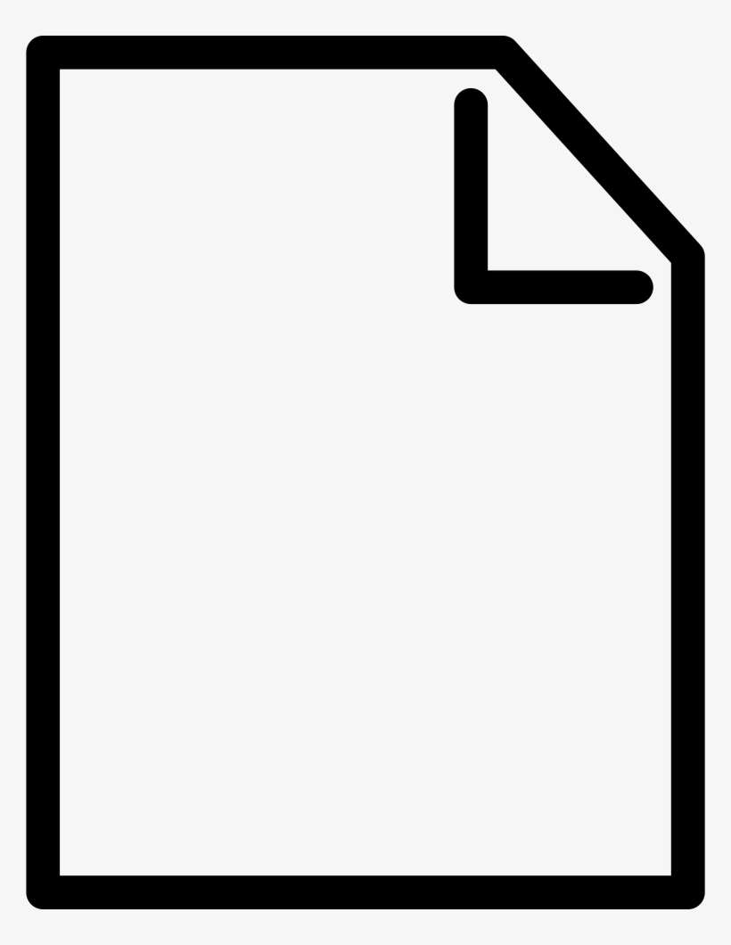 Blank Page Comments - New File Icon Png, transparent png download