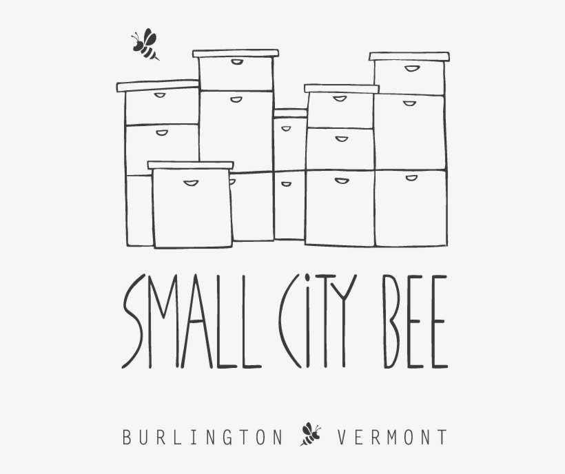 Small City Bee Logo - Diagram, transparent png download