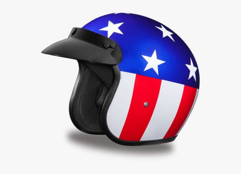 Helmet Motorcycle Capitão America, transparent png download