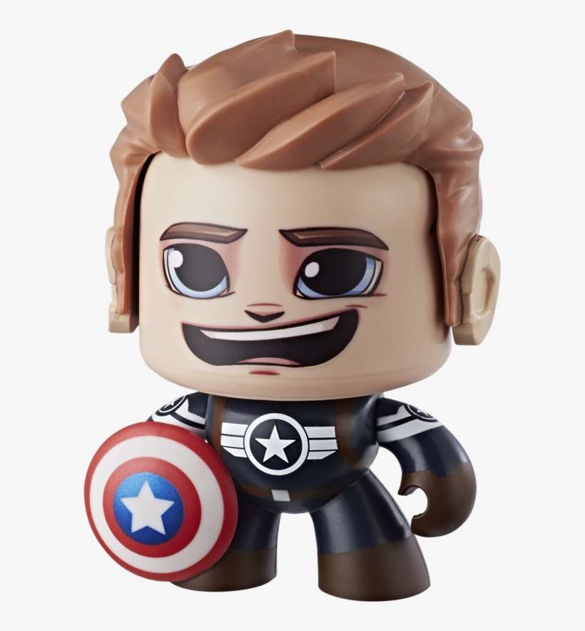 Marvel Mighty Muggs Figure Assortment - Mighty Muggs Captain America, transparent png download