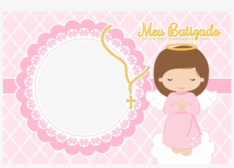 Batizado-anjinha Lucca, Selfie, Girl Christening, Collages, - Anjinha Para Batizado Png, transparent png download