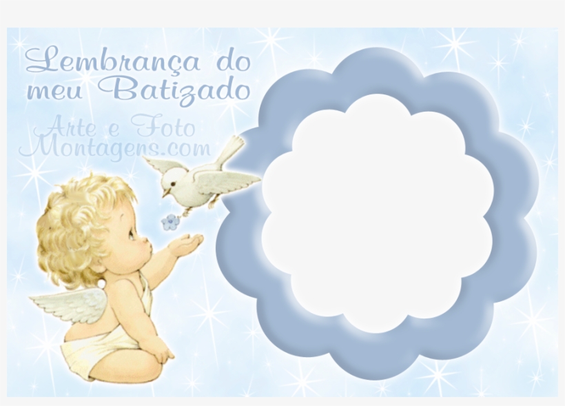 Batizado Anjinho Anjo - Papel De Arroz De Batizado, transparent png download