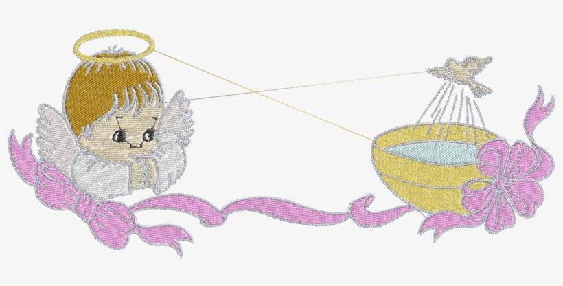 Batizado Matriz De Bordado, transparent png download