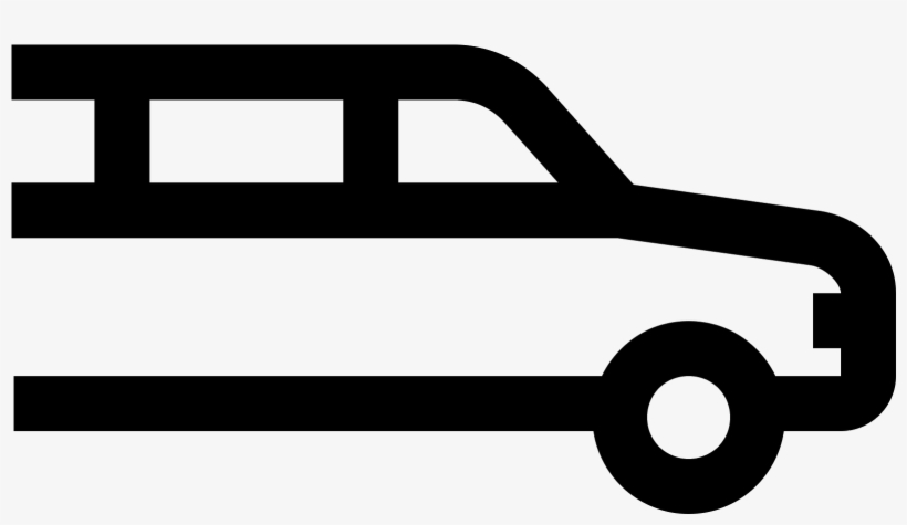 Image Black And White Stock Limousine Icon Free Download - Hybrid Engine Car Icon, transparent png download