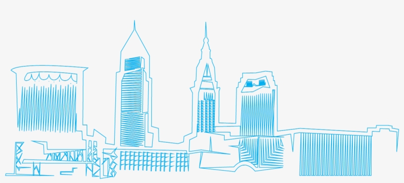 Cleveland Skyline - Cleveland, transparent png download