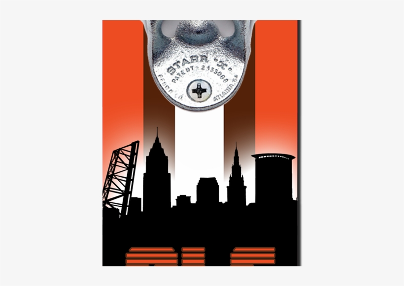 Cleveland Football - Cleveland Skyline At Sunrise, transparent png download