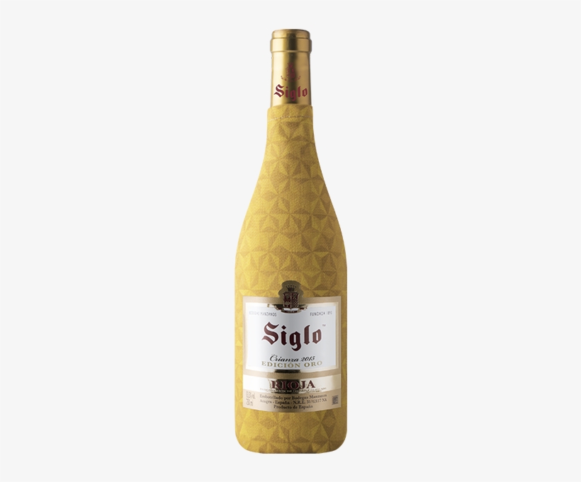 Crianza Edición Oro - Bouteille De Champagne Cristal, transparent png download