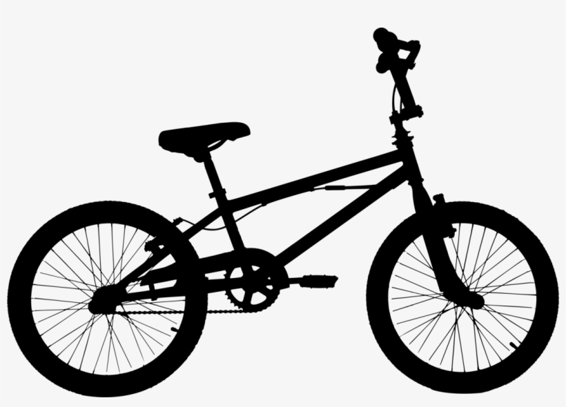 High Fidelity Bicycle Silhouette - Bmx Bikes, transparent png download