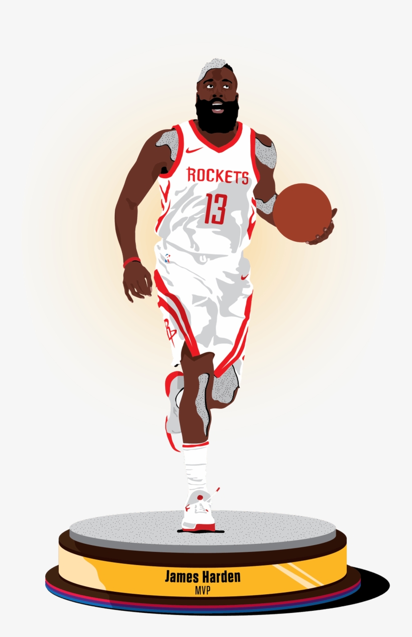 Your 2017-18 Nba Mvp Is The Beard - James Harden Artwork, transparent png download