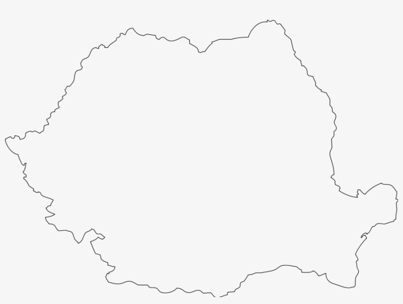 Download Outline - Romania Map Clipart | Transparent PNG Download | SeekPNG