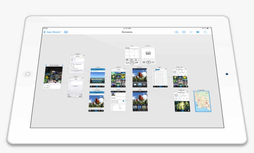 Mockup Iphone Screens View - Tablet Computer, transparent png download