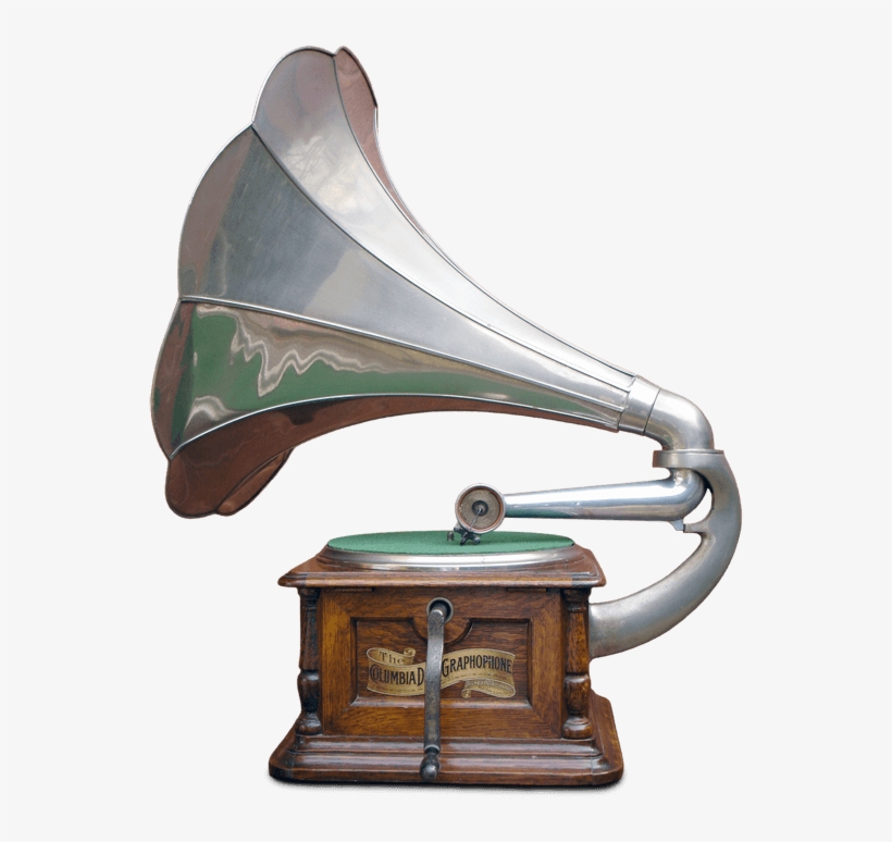 Turntable Png - Gramophone Side View, transparent png download
