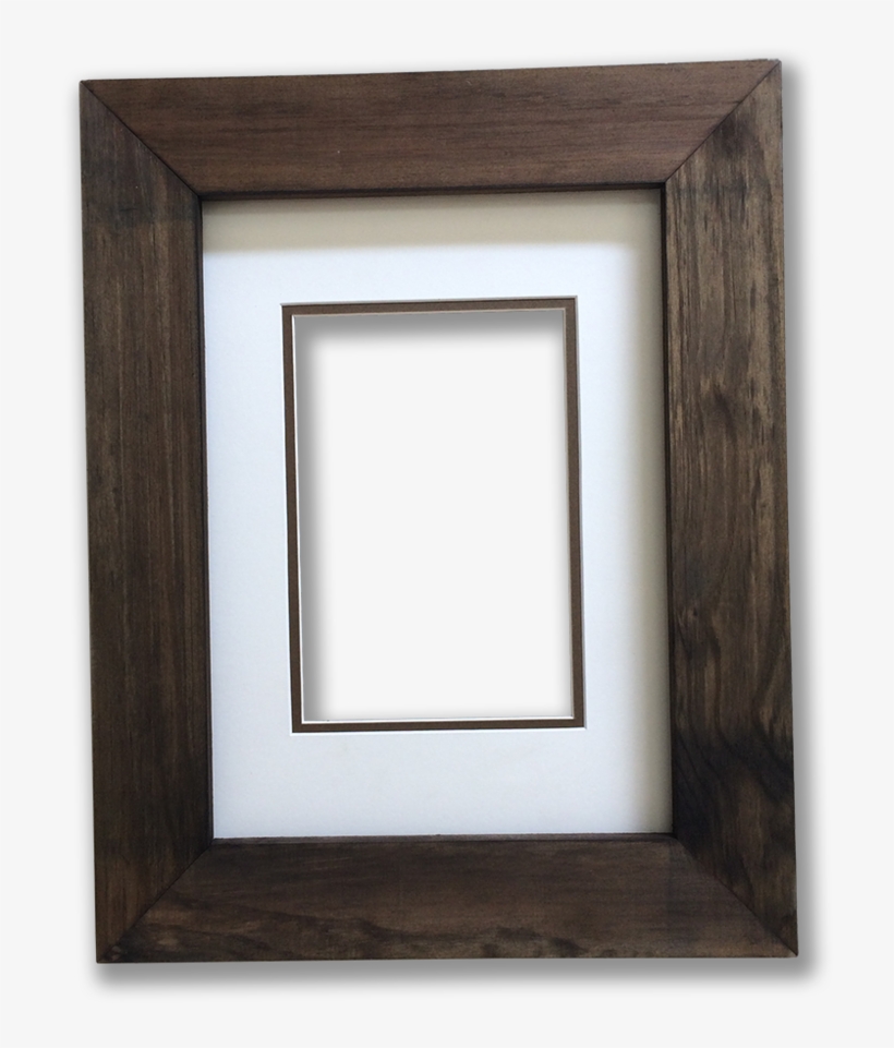 Wooden Frame A5 - Cherry Wall Mirror, transparent png download