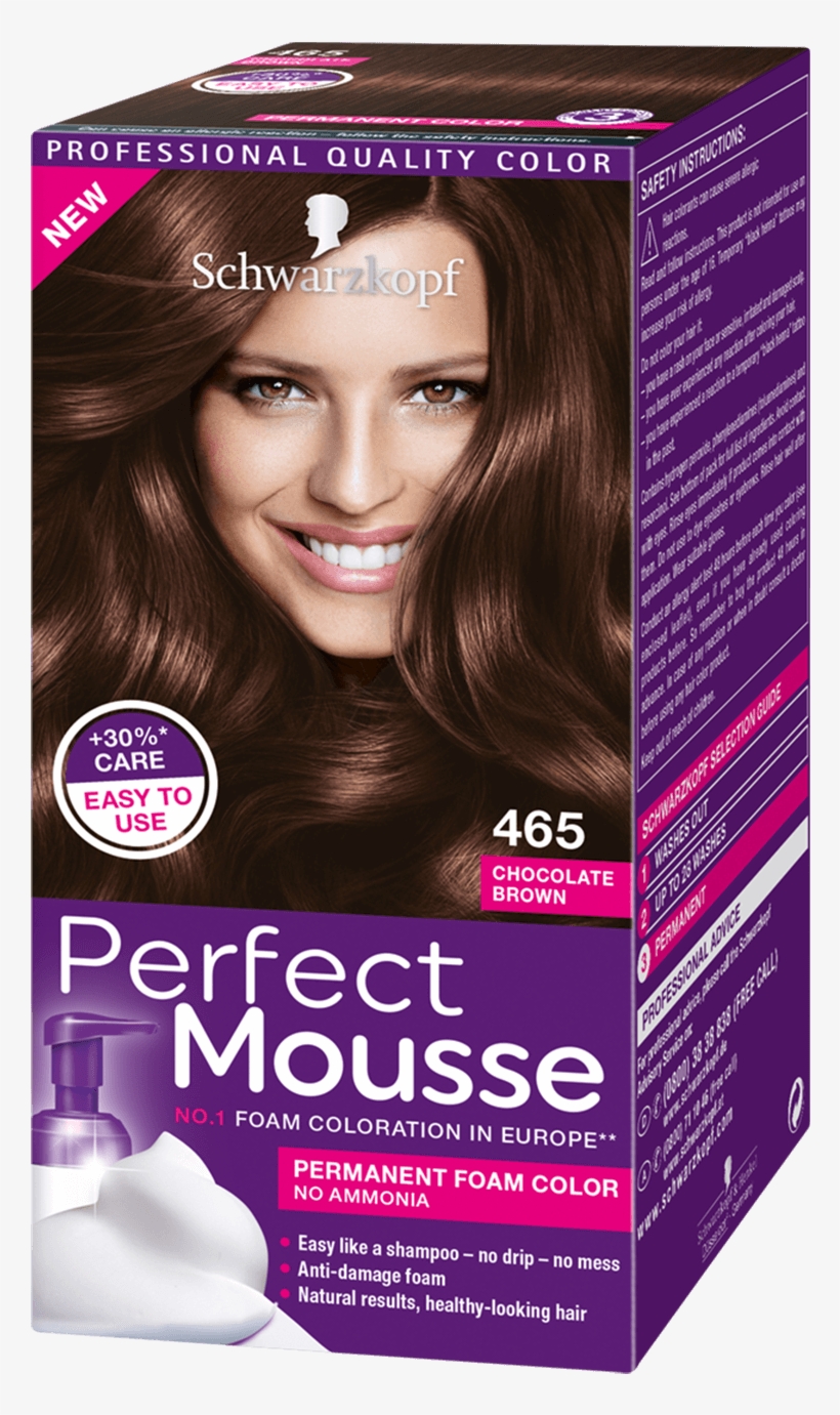 Perfect Mousse Com 465 Chocolate Brown - Schwarzkopf Perfect Mousse 465 ...