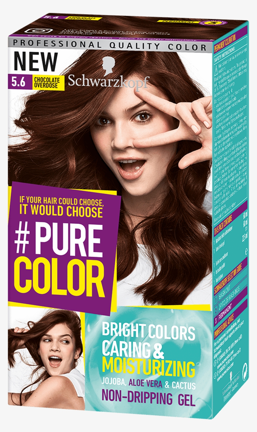 Pure Color Com Baseline 5 6 Chocolate Overdose - Schwarzkopf Pure Color 5.6, transparent png download