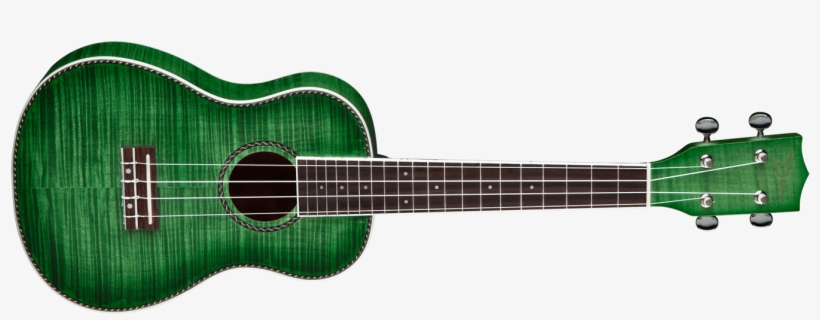 Dean Concert Flame Ukulele Satin Trans Green - Fender Grace Vanderwaal Signature Ukulele, transparent png download