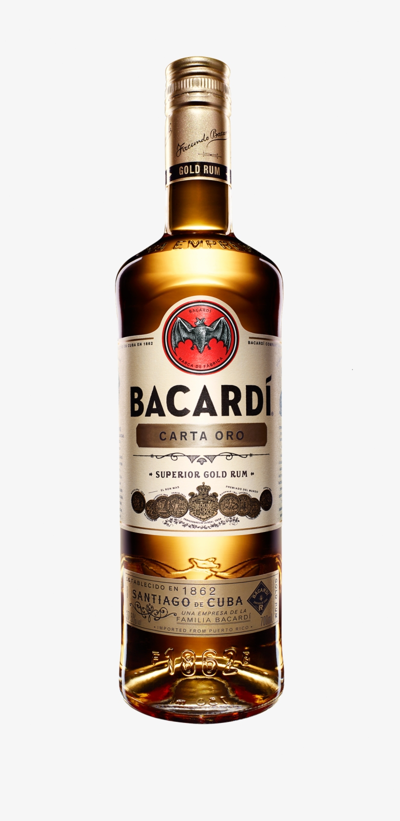 Gex Carta Blanca Gex Carta Negra Gex Carta Oro - Bacardi Brands, transparent png download