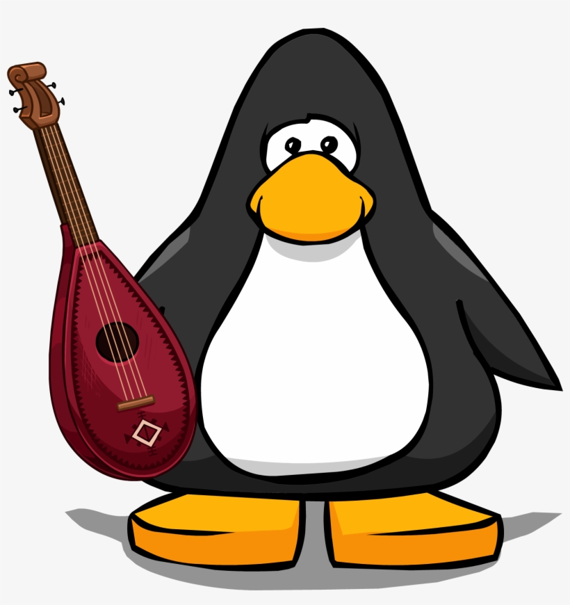 Kristoff's Lute Pc - Club Penguin Blue Horn, transparent png download