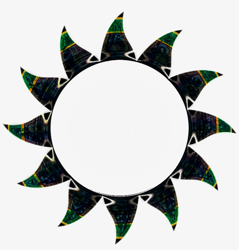 Soleil Tribal Cadre Sun Ftestickers Frame Frames Circle - All Basotho Convention Logo, transparent png download