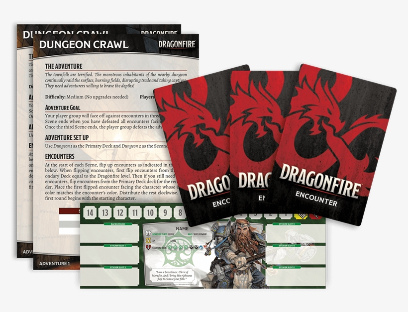 Contents - Dragonfire Deck Building Game, transparent png download