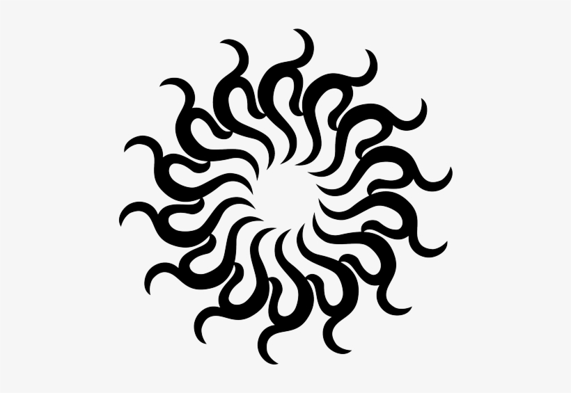 Sun Design Aboriginal - Vector Graphics, transparent png download