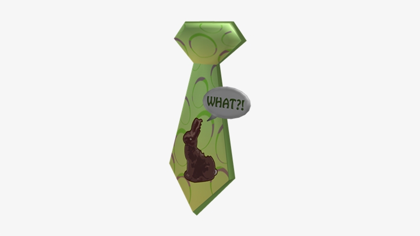 Chocolate Bunny Tie - Sign, transparent png download