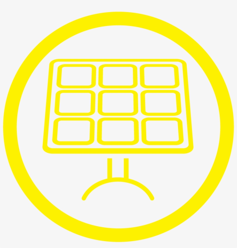 Es Electric & Solar Panel Icon - Circle, transparent png download
