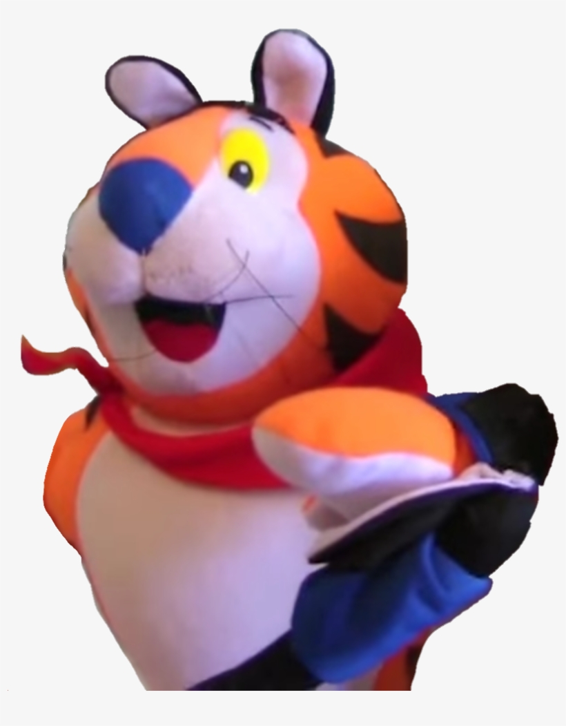 Tonythetigerremastered - Stuffed Toy, transparent png download