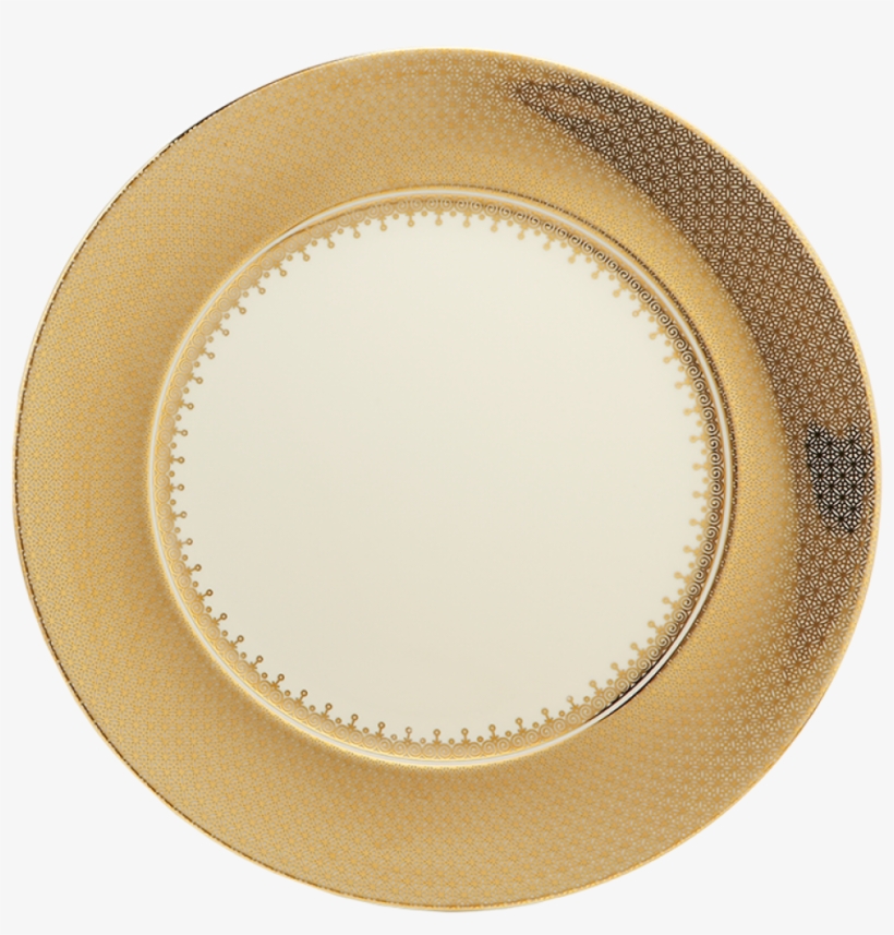 Mottahedeh Gold Lace Service Plate, transparent png download