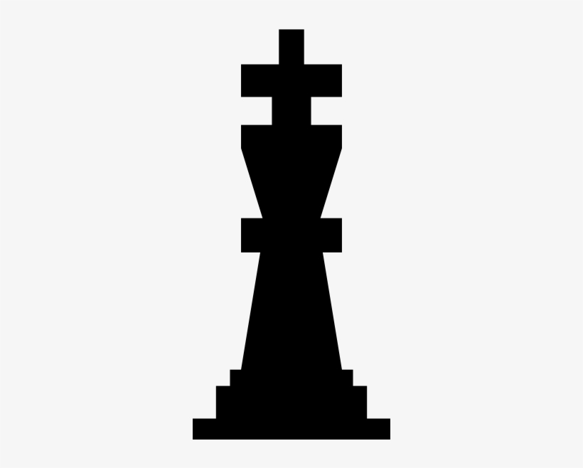 King Chess Piece Rubber Stamp - Cross, transparent png download