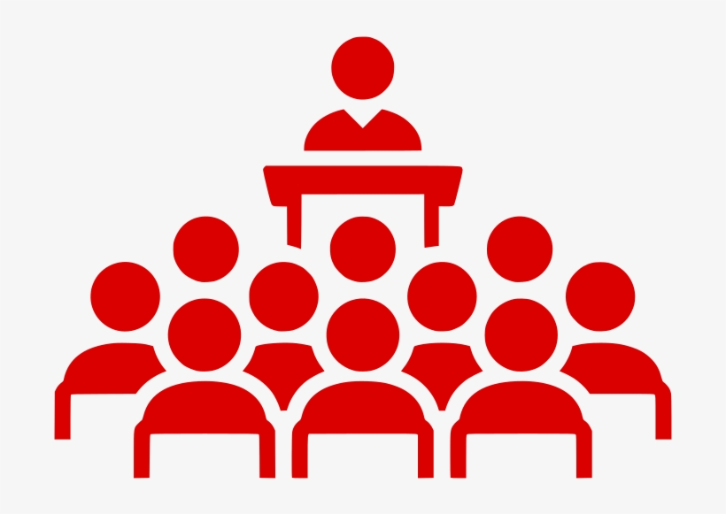 Medium Image - Meeting Icon Red, transparent png download