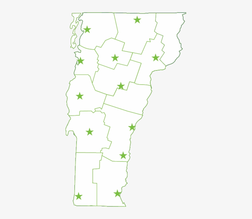Offices Map - Vermont, transparent png download