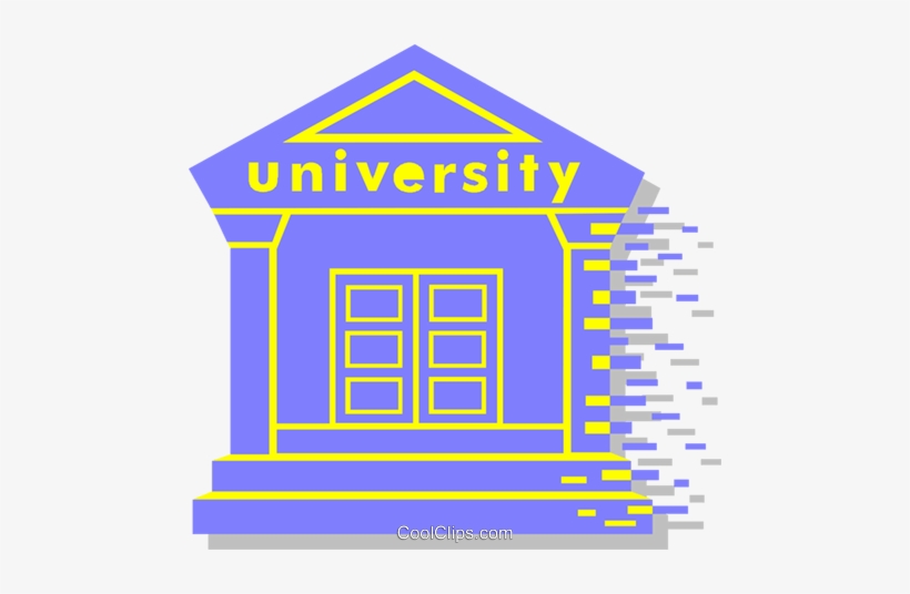University Clip Art Diploma - School Building Clip Art, transparent png download