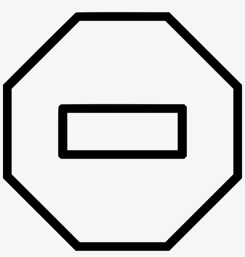 Stop Ban Prohibition Denied Octagon Button Sign Comments - Clip Art, transparent png download