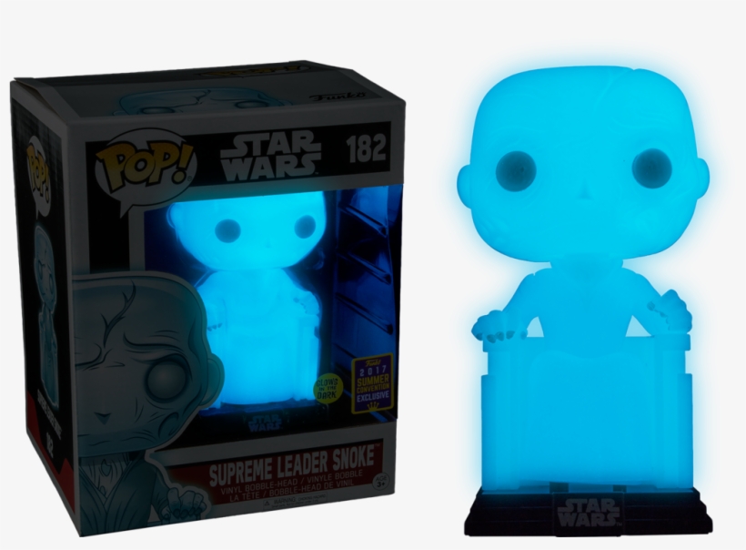 Supreme Leader Snoke Holographic Glow 6" Sdcc 2017 - Supreme Leader Snoke Funko Pop, transparent png download