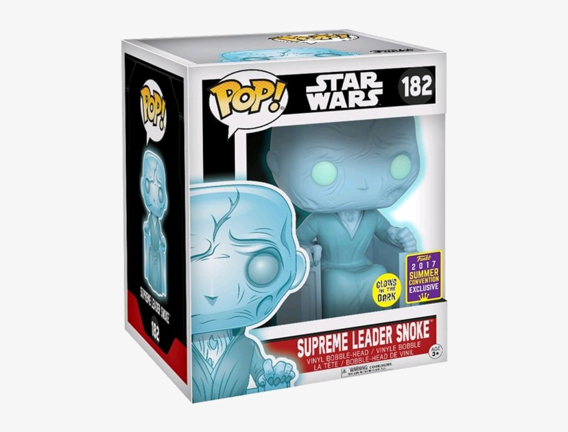 Supreme Leader Snoke Holographic Glow Sdcc 2017 Us - Funko Pop Supreme Leader Snoke, transparent png download