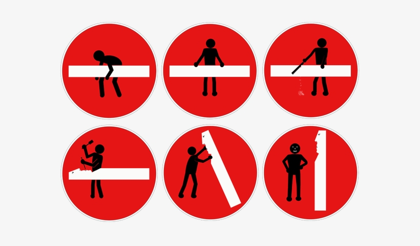 Ban Wallpaper For Download In Hd - Entry Sign, transparent png download