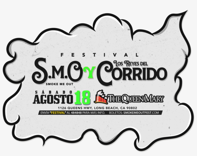 Smoke Me Out Fest Queen Mary, transparent png download