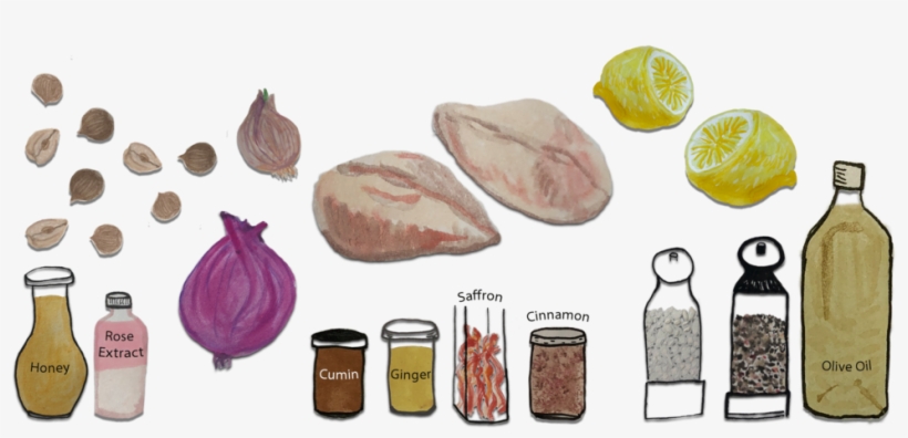 Saffronchicken2 - Roast Chicken, transparent png download