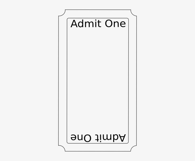 Blank Ticket Stub Template PNG Image Transparent PNG Free Download on