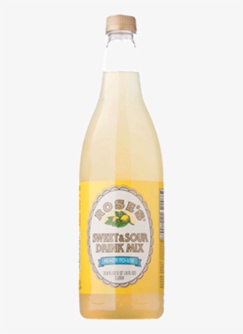 Rose's Sweet & Sour Mix, 1 L Bottle PNG Image Transparent PNG Free