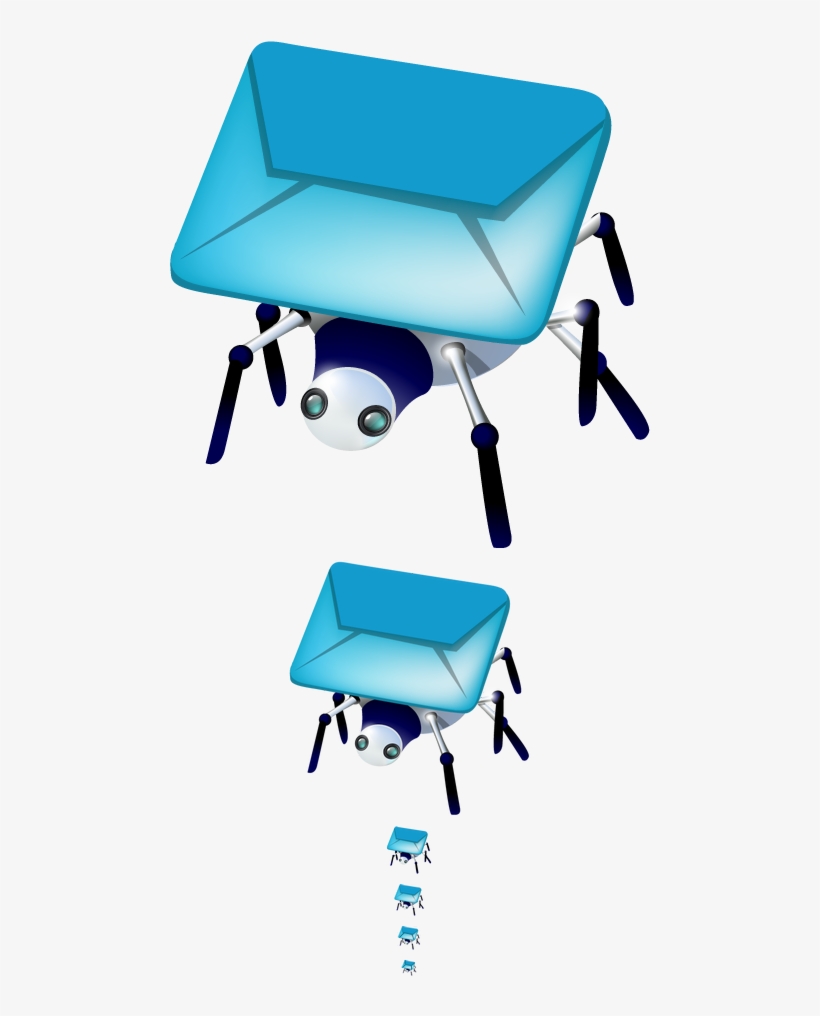 Mail Spider Icon On Behance - Email, transparent png download